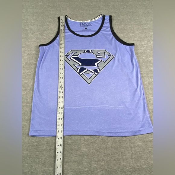 Dri Fit Performance Womens Purple Geometric SuperWoman Tank Top Size Large‎ - Picture 6 of 8